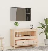 VidaXL Tv-meubel 79x35x52 cm massief grenenhout