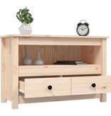 VidaXL Tv-meubel 79x35x52 cm massief grenenhout