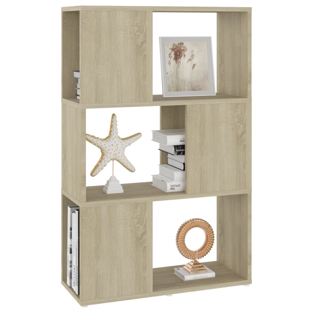 VidaXL Boekenkast/kamerscherm 60x24x94 cm bewerkt hout sonoma eiken