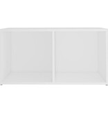 VidaXL Tv-meubel 72x35x36,5 cm bewerkt hout wit