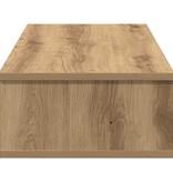 VidaXL Wandschap met lades 80x31x17 cm bewerkt hout artisanaal eiken