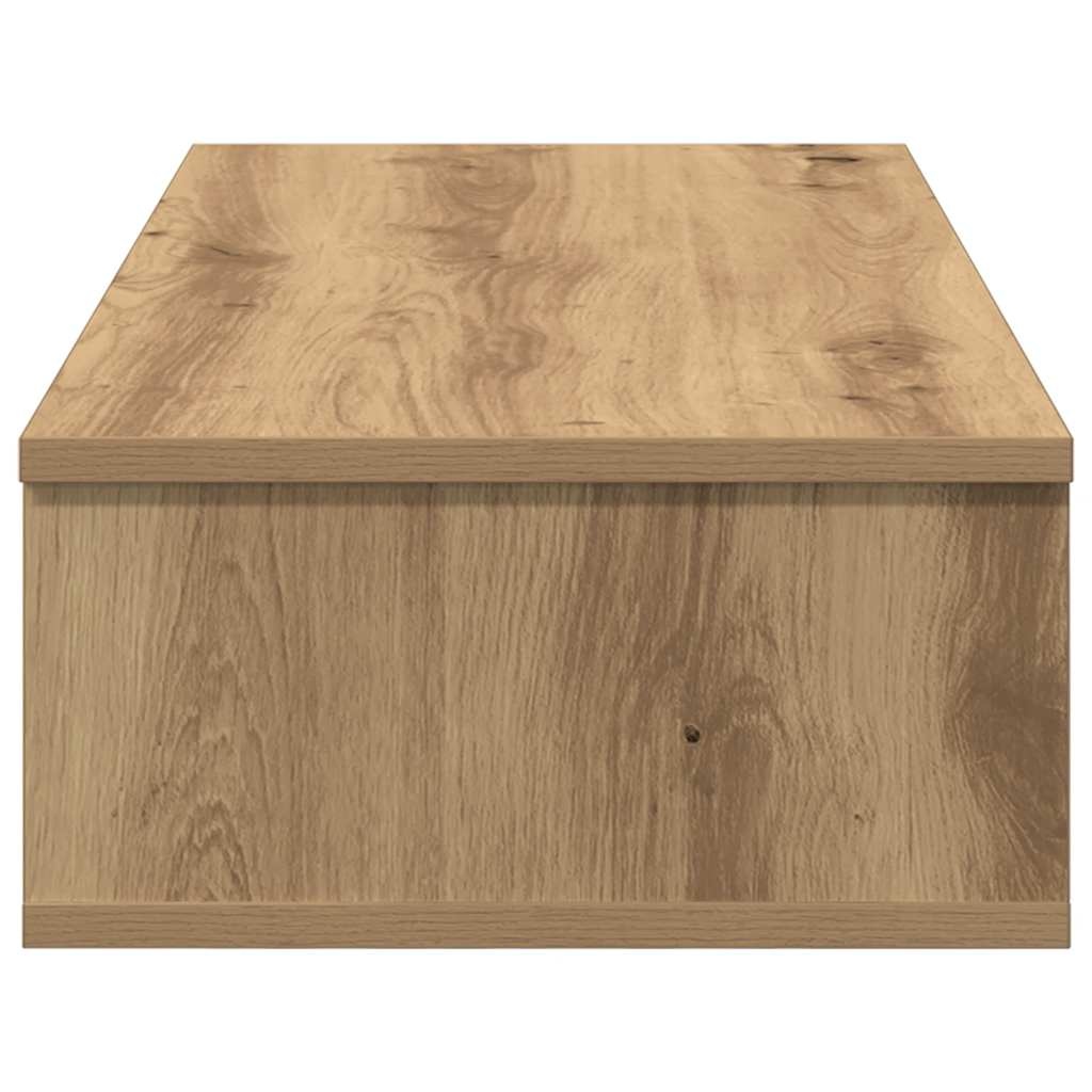 VidaXL Wandschap met lades 80x31x17 cm bewerkt hout artisanaal eiken