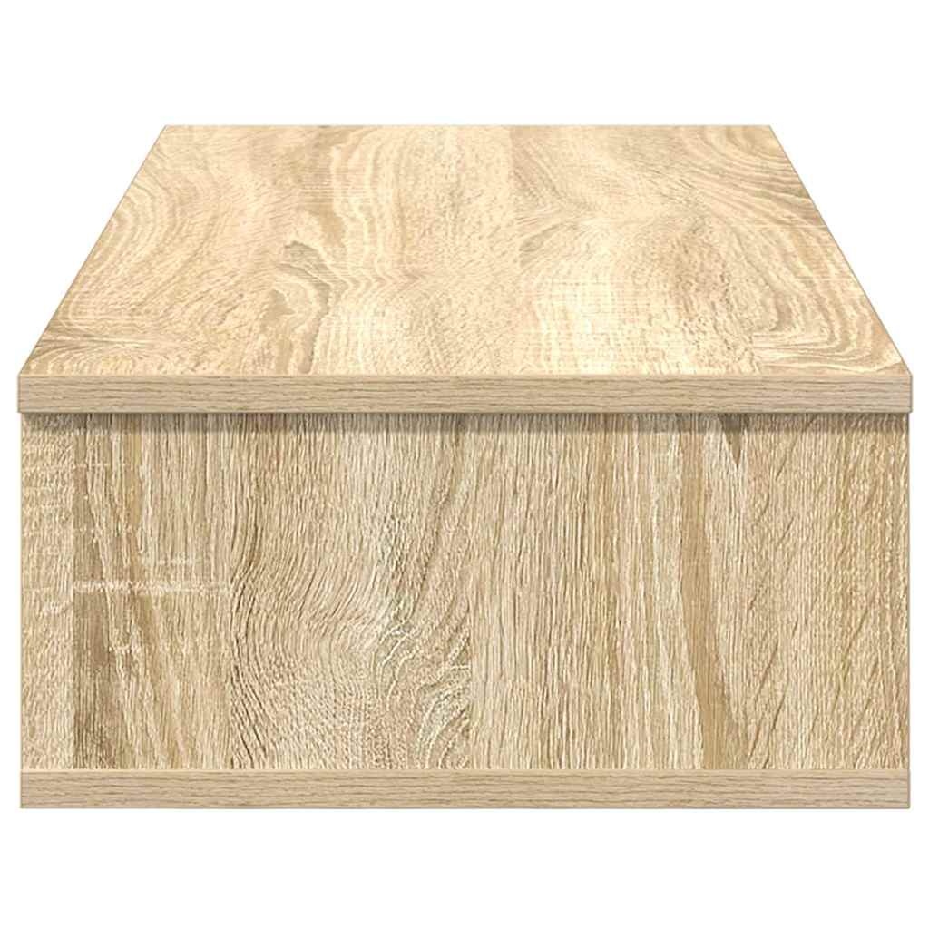 VidaXL Wandschap met lades 80x31x17 cm bewerkt hout sonoma eikenkleur