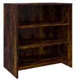 VidaXL Dressoir 70x40,5x75 cm bewerkt hout gerookt eikenkleurig