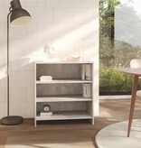 VidaXL Dressoir 70x40,5x75 cm bewerkt hout betongrijs