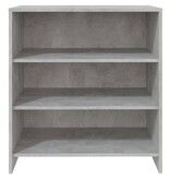 VidaXL Dressoir 70x40,5x75 cm bewerkt hout betongrijs