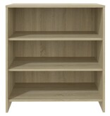 VidaXL Dressoir 70x40,5x75 cm bewerkt hout sonoma eikenkleurig