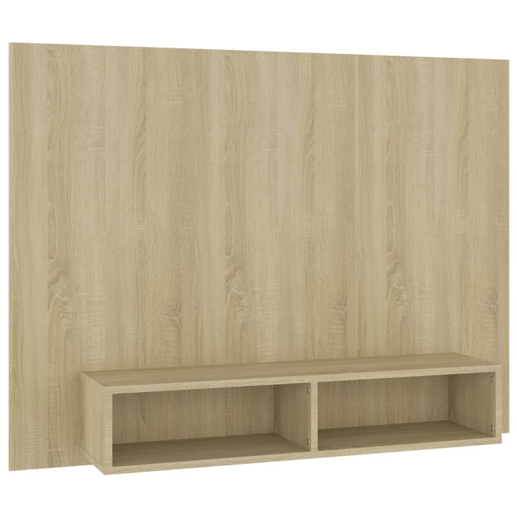 VidaXL Tv-wandmeubel 120x23,5x90 cm bewerkt hout sonoma eikenkleurig