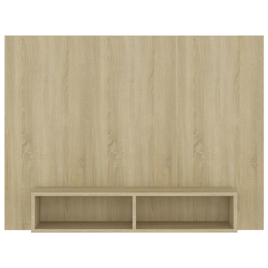 VidaXL Tv-wandmeubel 120x23,5x90 cm bewerkt hout sonoma eikenkleurig