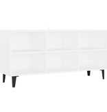 VidaXL Tv-meubel met metalen poten 103,5x30x50 cm wit
