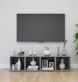 VidaXL Tv-meubelen 4 st 37x35x37 cm bewerkt hout betongrijs