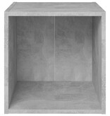 VidaXL Tv-meubelen 4 st 37x35x37 cm bewerkt hout betongrijs