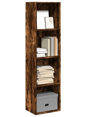 VidaXL Boekenkast 40x30x152 cm bewerkt hout gerookt eikenkleurig
