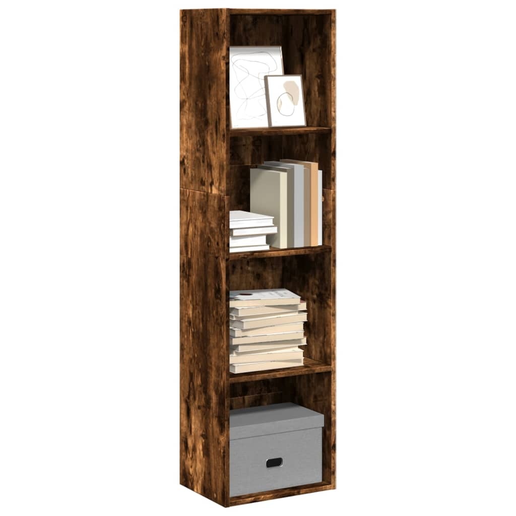 VidaXL Boekenkast 40x30x152 cm bewerkt hout gerookt eikenkleurig