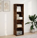 VidaXL Boekenkast 40x30x152 cm bewerkt hout gerookt eikenkleurig