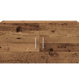 VidaXL Wandkast 80x39x40 cm bewerkt hout oud houtkleurig