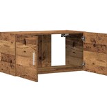 VidaXL Wandkast 80x39x40 cm bewerkt hout oud houtkleurig