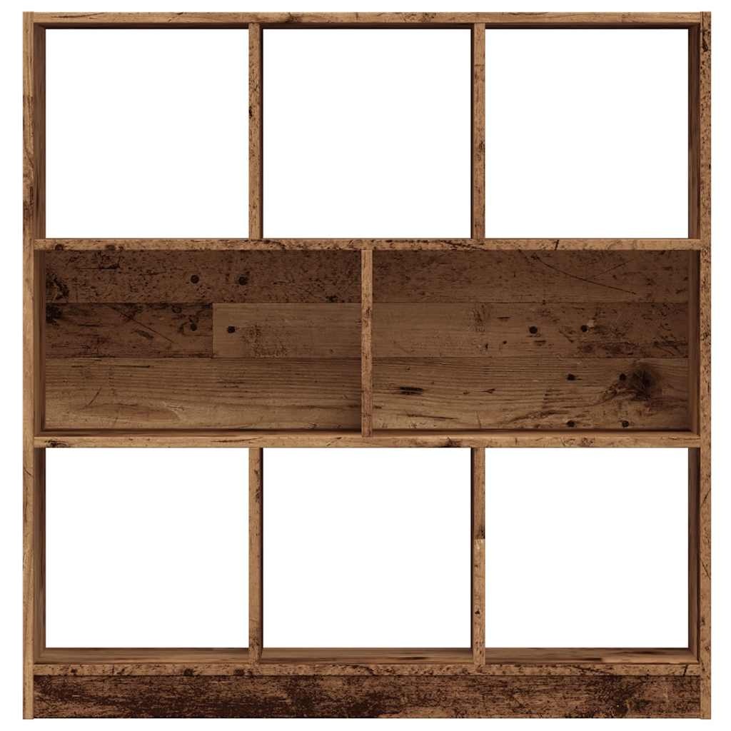 VidaXL Boekenkast 97,5x29,5x100 cm bewerkt hout oud houtkleurig