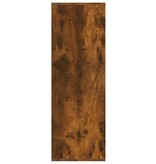 VidaXL Schoenenrek 54x34x100,5 cm bewerkt hout gerookt eikenkleurig