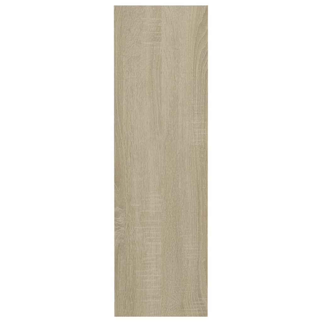 VidaXL Wandschoenenkast 60x18x60 cm spaanplaat sonoma eikenkleurig