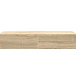 VidaXL Wandschap met lades 100x36x19 cm bewerkt hout sonoma eikenkleur