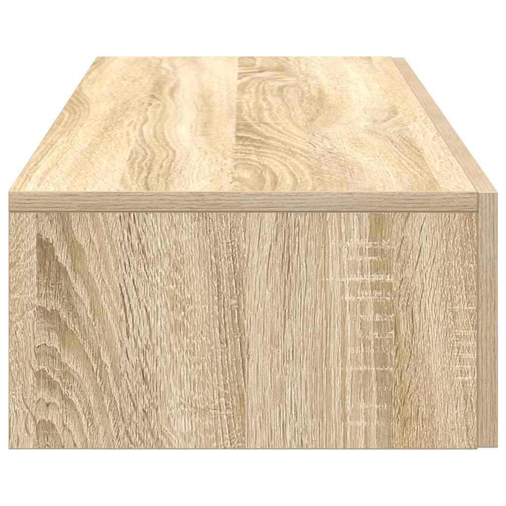 VidaXL Wandschap met lades 100x36x19 cm bewerkt hout sonoma eikenkleur