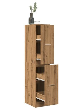 VidaXL Apothekerskast 30x41x144,5 cm bewerkt hout artisanaal eiken