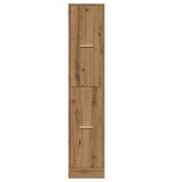 VidaXL Apothekerskast 30x41x144,5 cm bewerkt hout artisanaal eiken