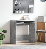 VidaXL Computer Bureau Betonnen grijs Spaanplaat Beton Bureau