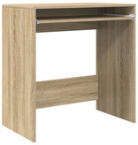 VidaXL Computerbureau Sonoma eiken Gefabriceerd hout Compact