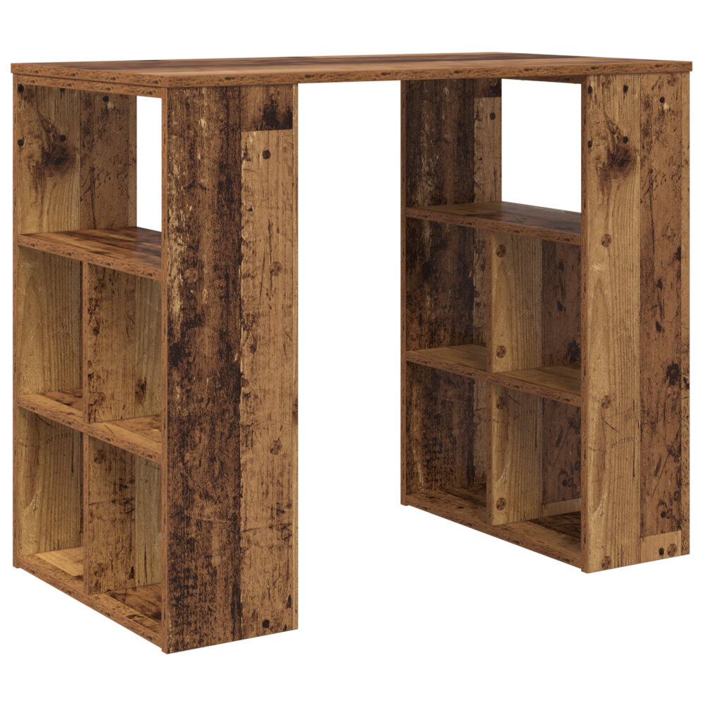 VidaXL Hoekbureau Oude Hout Massief gerecycled hout Medium Hoekbureau