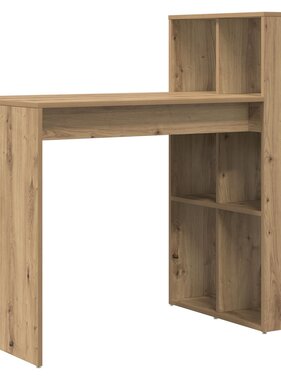 VidaXL Schrijfbureau Artisan Eiken Spaanplaat Middelgroot Schrijfbureau