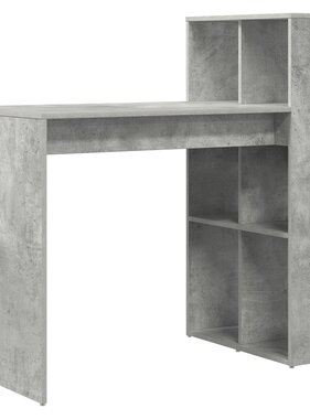 VidaXL Schrijfbureau Betonnen Grijs Bewerkt hout met een betonnen afwerking