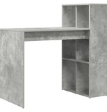 VidaXL Schrijfbureau Betonnen Grijs Bewerkt hout met een betonnen afwerking