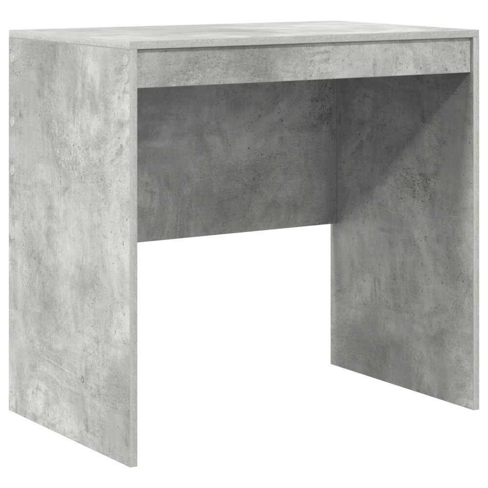 VidaXL Bureau Beton Grijs 80x50x76 cm Gefabriceerd hout