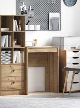 VidaXL Schrijfbureau Artisan eiken Engineered wood 60 x 40 x 76 cm Strak