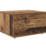 VidaXL Ladekast Oud Hout Spaanplaat Middelgroot Ladekast Rechthoekig