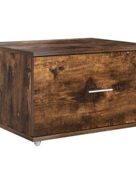 VidaXL Lade Kast Gerookt Eiken MDF met Fineer Lade Kast Rechthoekig