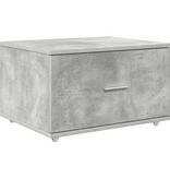 VidaXL Lade Kast Beton grijs Beton Middelgroot Deuren Lade Kast