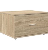 VidaXL Lade Kast Sonoma eik Spaanplaat Medium Lade Kast Rechthoekig