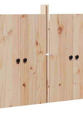 VidaXL Buitenkeuken Deuren 2 pcs 50x9x82 cm Massief Houten Grenen