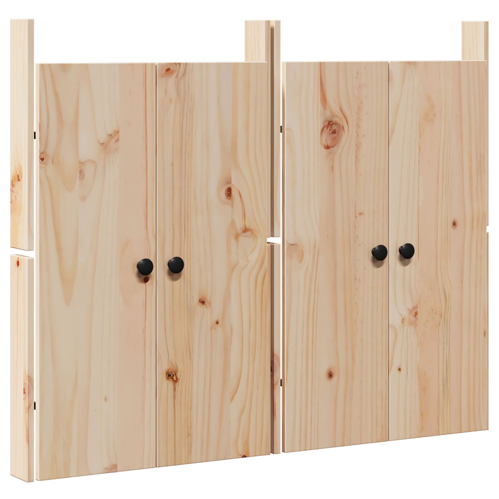 VidaXL Buitenkeuken Deuren 2 pcs 50x9x82 cm Massief Houten Grenen