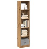 VidaXL Boekenkast 40x24x176 cm bewerkt hout artisanaal eikenkleurig