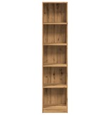 VidaXL Boekenkast 40x24x176 cm bewerkt hout artisanaal eikenkleurig
