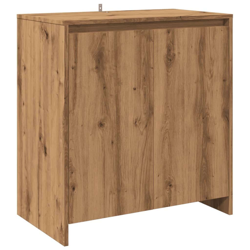 VidaXL Dressoir 70x41x75 cm bewerkt hout artisanaal eikenkleur