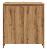 VidaXL Dressoir 70x41x75 cm bewerkt hout artisanaal eikenkleur
