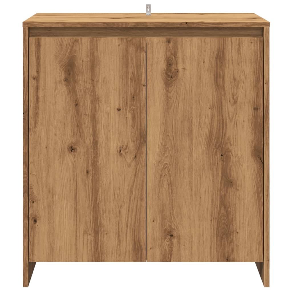 VidaXL Dressoir 70x41x75 cm bewerkt hout artisanaal eikenkleur