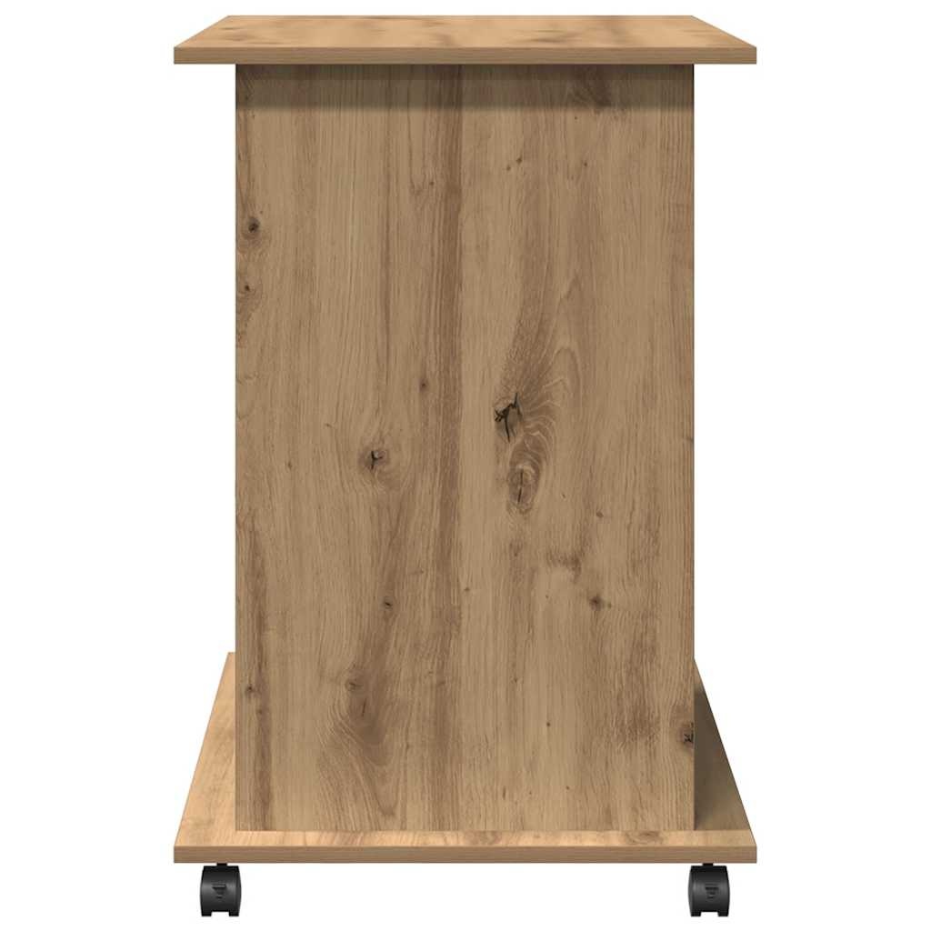 VidaXL Computerbureau 80x50x75 cm bewerkt hout artisanaal eikenkleur