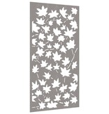 VidaXL Wanddecoratie tuin esdoornbladontwerp 105x55 cm cortenstaal