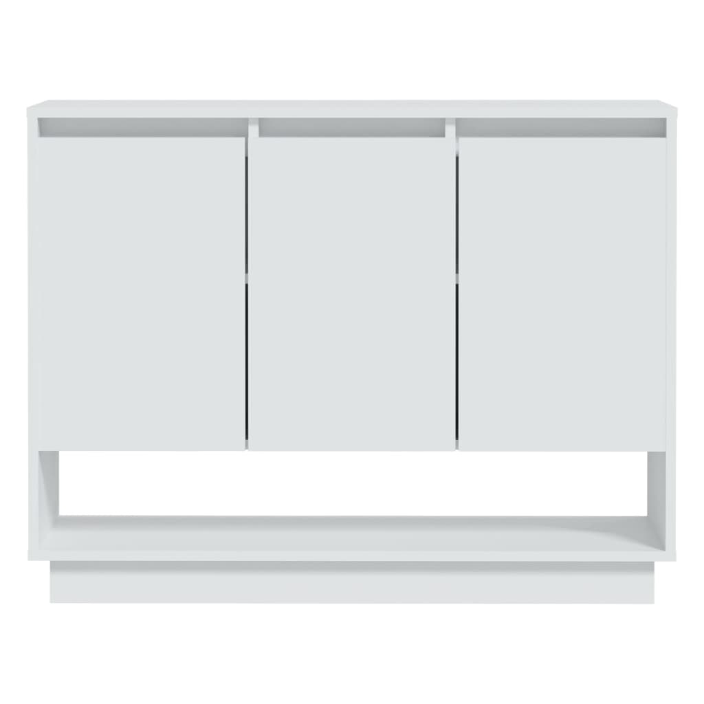 VidaXL Dressoir 97x31x75 cm bewerkt hout wit